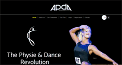 Desktop Screenshot of physieanddance.com.au